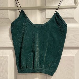 Free People Glitter Tank Top